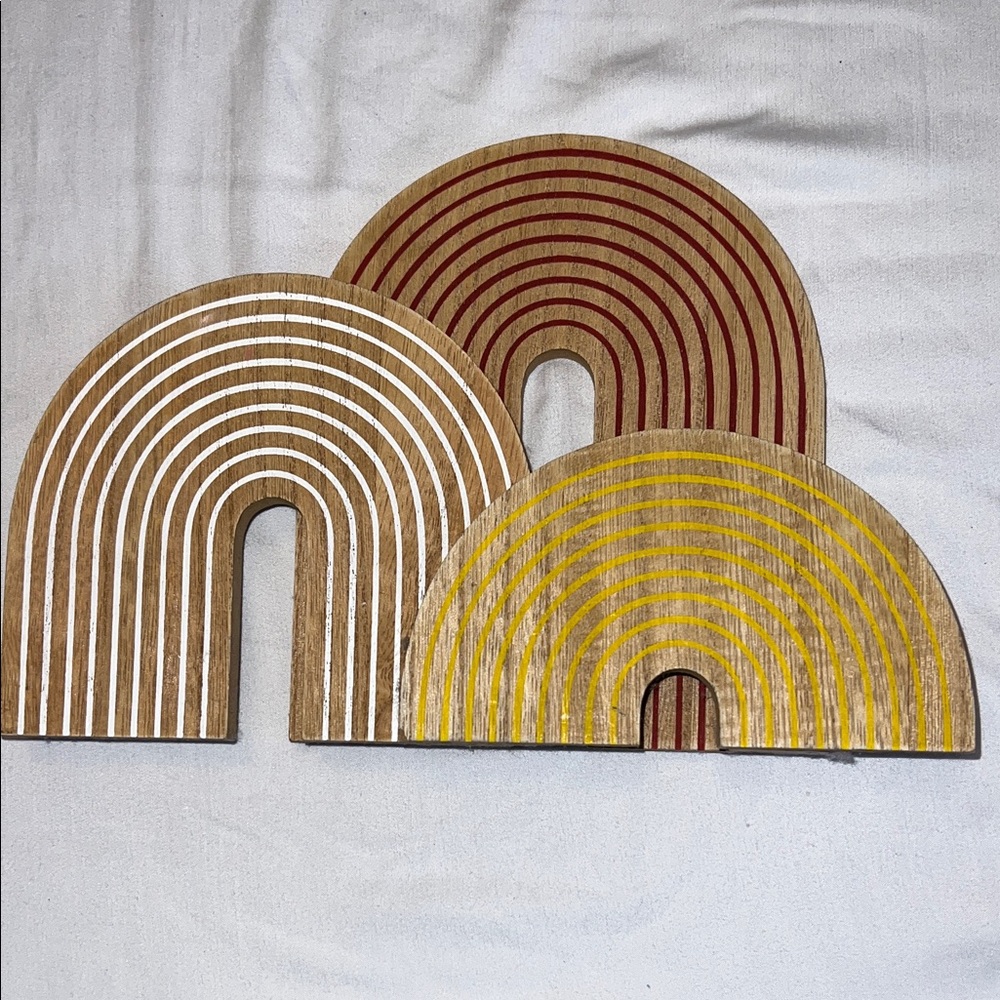 Wooden Rainbow Arch Decor